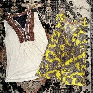 LOT Anthropologie Akemi + Kin tops